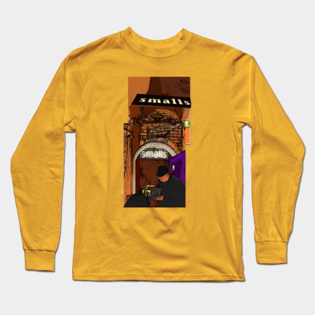 Smalls Jazz Club Long Sleeve T-Shirt by SPINADELIC